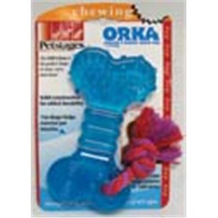 PETSTAGES Petstages 066455 Orka Bone Chew Dog Toy - Multi Colored 66455